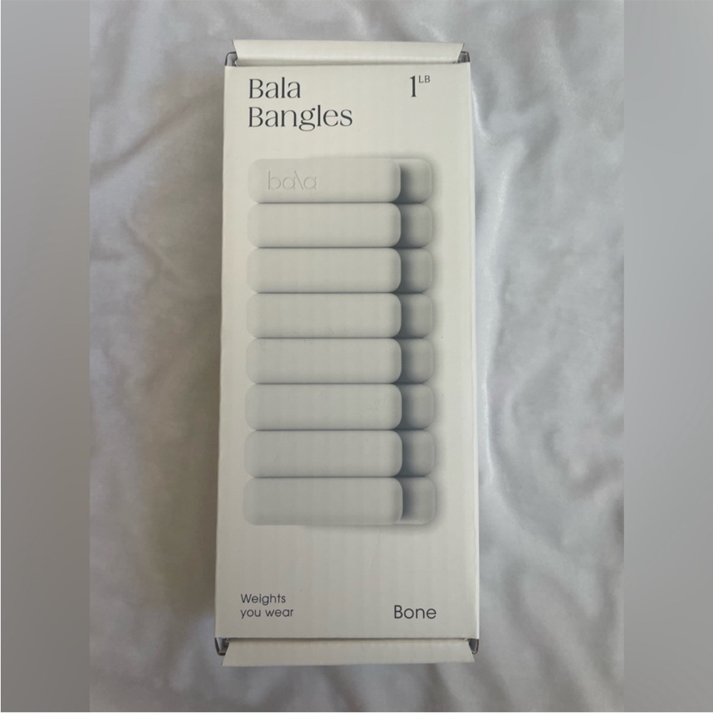 Bala bangles 1lb weights bone color NIB, never opened